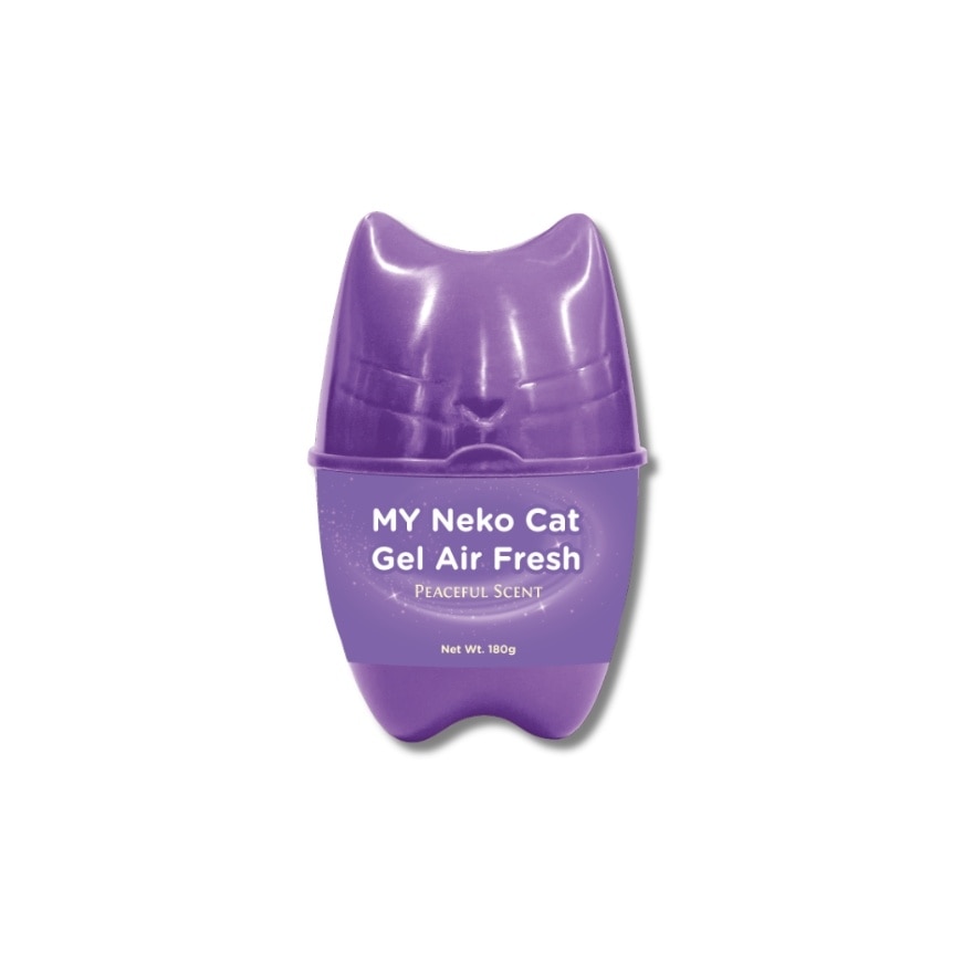 Neko Cat Air Fresh Gel   Purple Peaceful Jasmine 180g