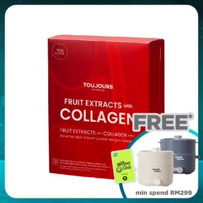 TOUJOURS Advanced Fruit Extracts with Collagen Drink 10s