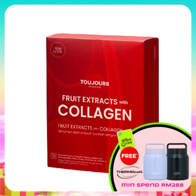 TOUJOURS - Advanced Fruit Extracts with Collagen Drink 10s