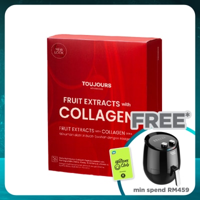 TOUJOURS Advanced Fruit Extracts with Collagen Drink 10s