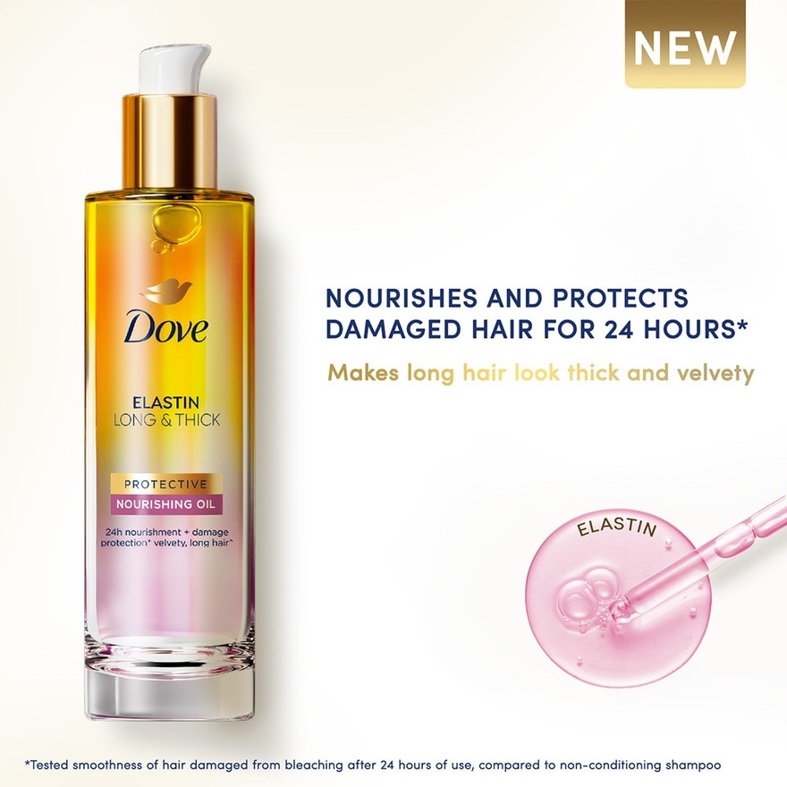 Elastin Long & Thick Protective Nourishing Oil 95ml