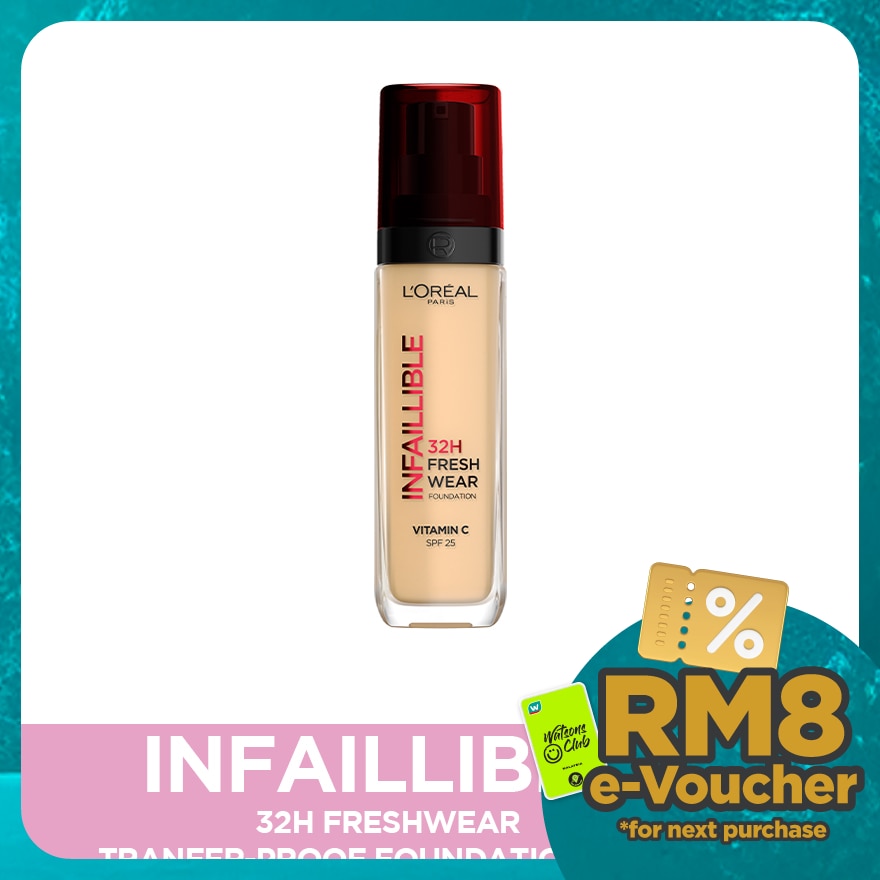 L'OREAL PARIS MAKEUP Infaillible Freshwear Liquid Foundation 130