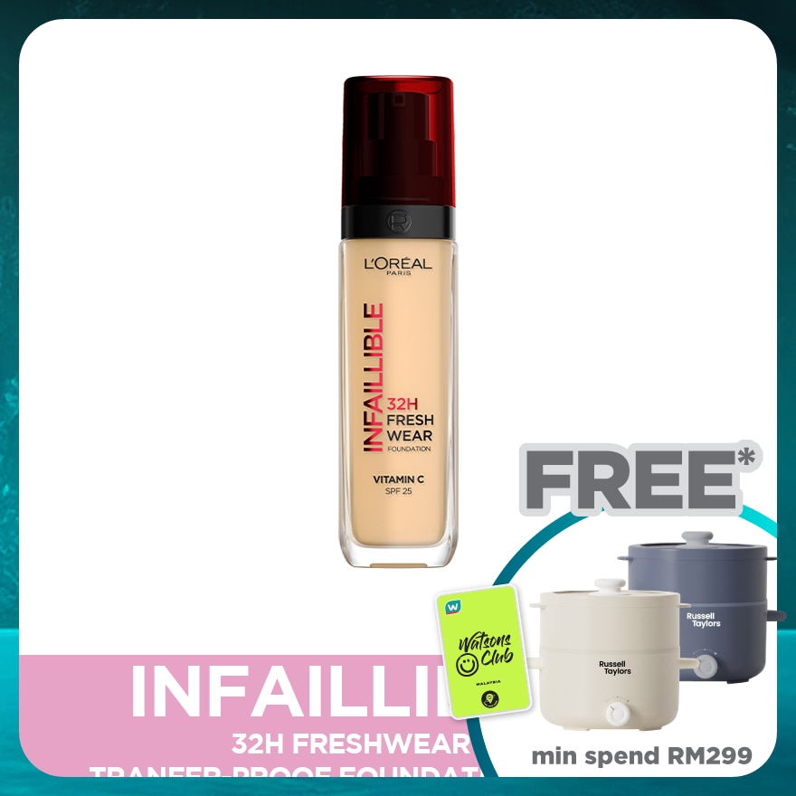 L'OREAL PARIS MAKEUP Infaillible Freshwear Liquid Foundation 130