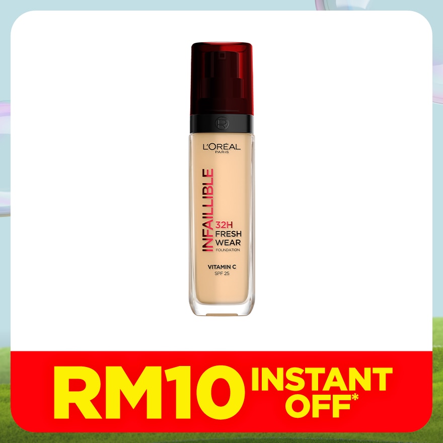 L'OREAL PARIS MAKEUP Infaillible Freshwear Liquid Foundation 125