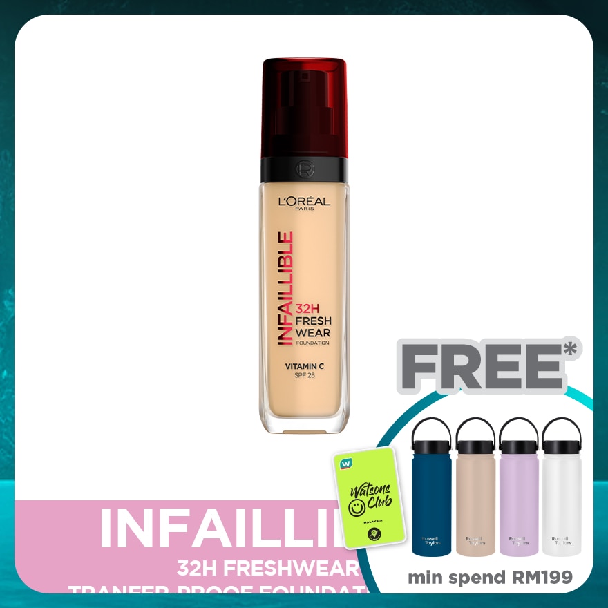 L'OREAL PARIS MAKEUP Infaillible Freshwear Liquid Foundation 125
