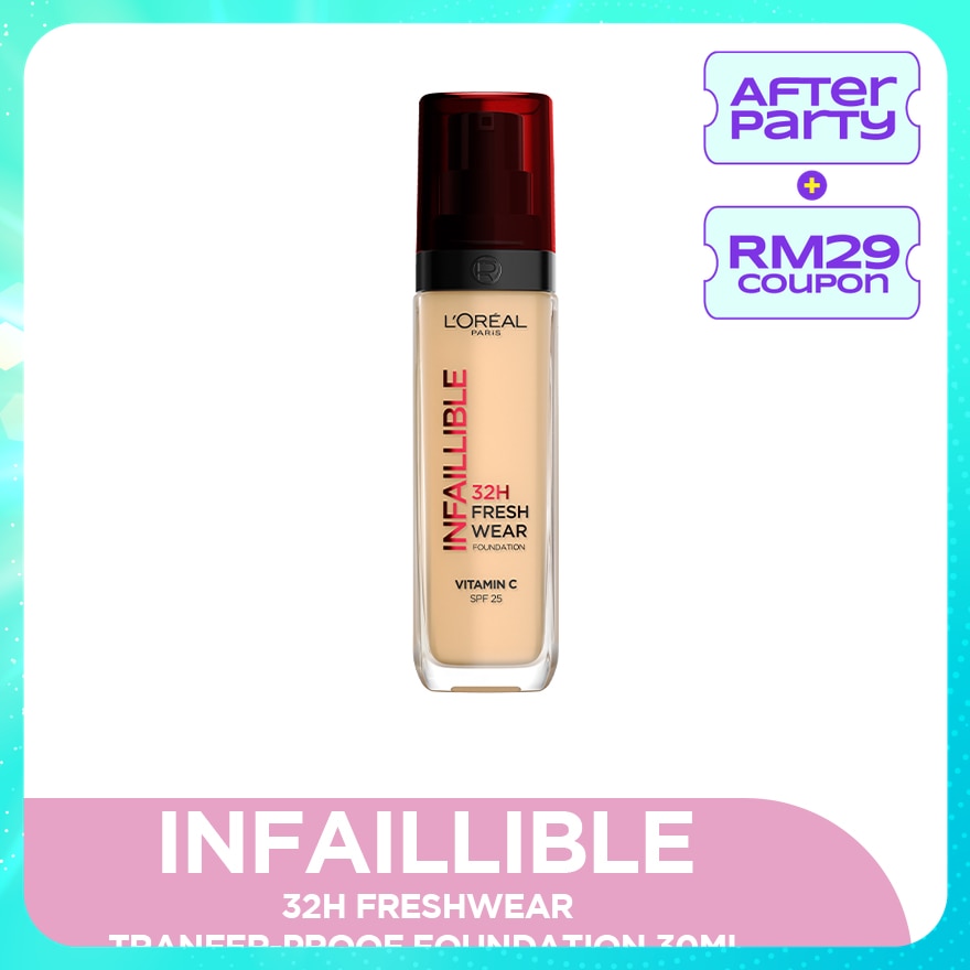L'OREAL PARIS MAKEUP Infaillible Freshwear Liquid Foundation 125