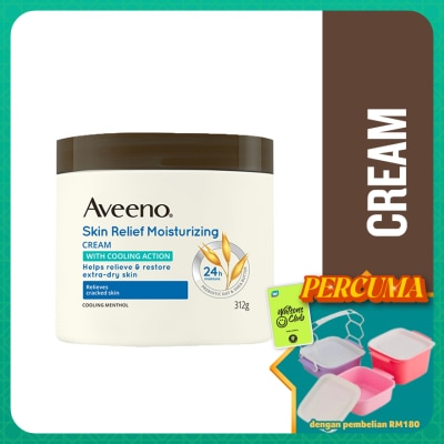 AVEENO - Skin Relief Moisturising Cream with Cooling Action 312g