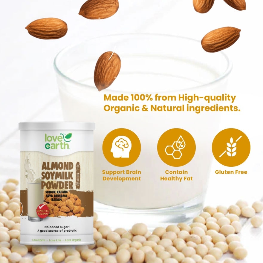 Almond Soymilk Powder Bundle 500g x 2