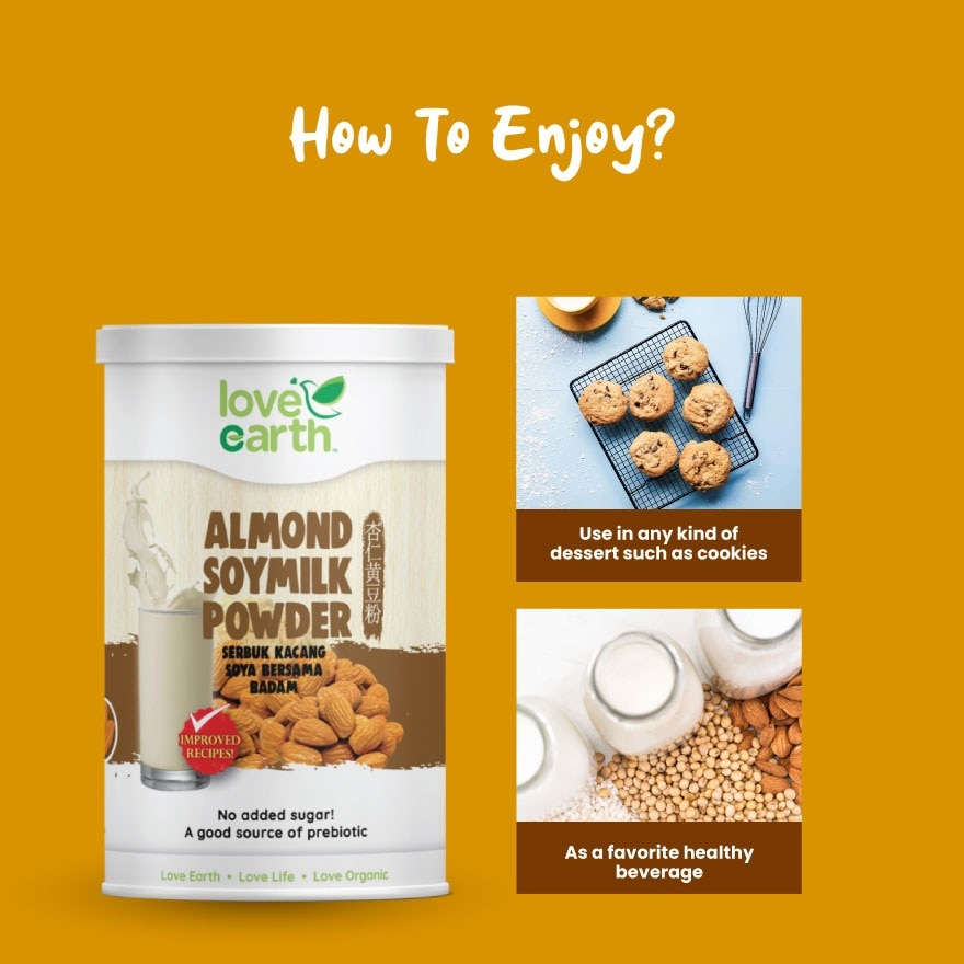 Almond Soymilk Powder Bundle 500g x 2