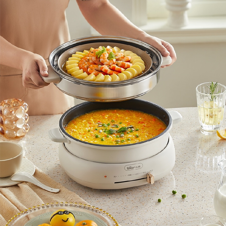 3 in 1 Multi Cooker Hot Pot 1500W Power 4.0L (BMC3-GM40L)