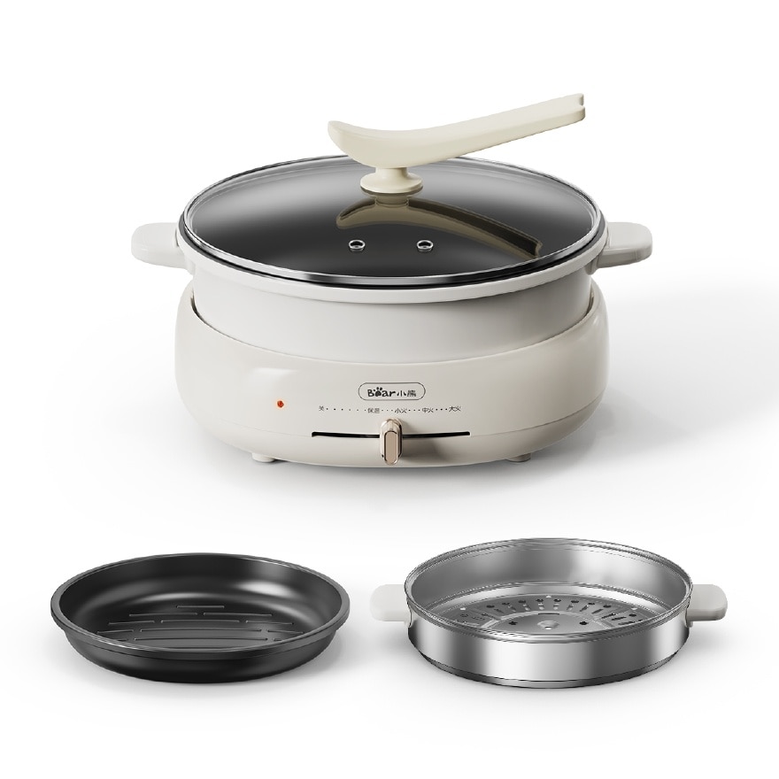 3 in 1 Multi Cooker Hot Pot 1500W Power 4.0L (BMC3-GM40L)