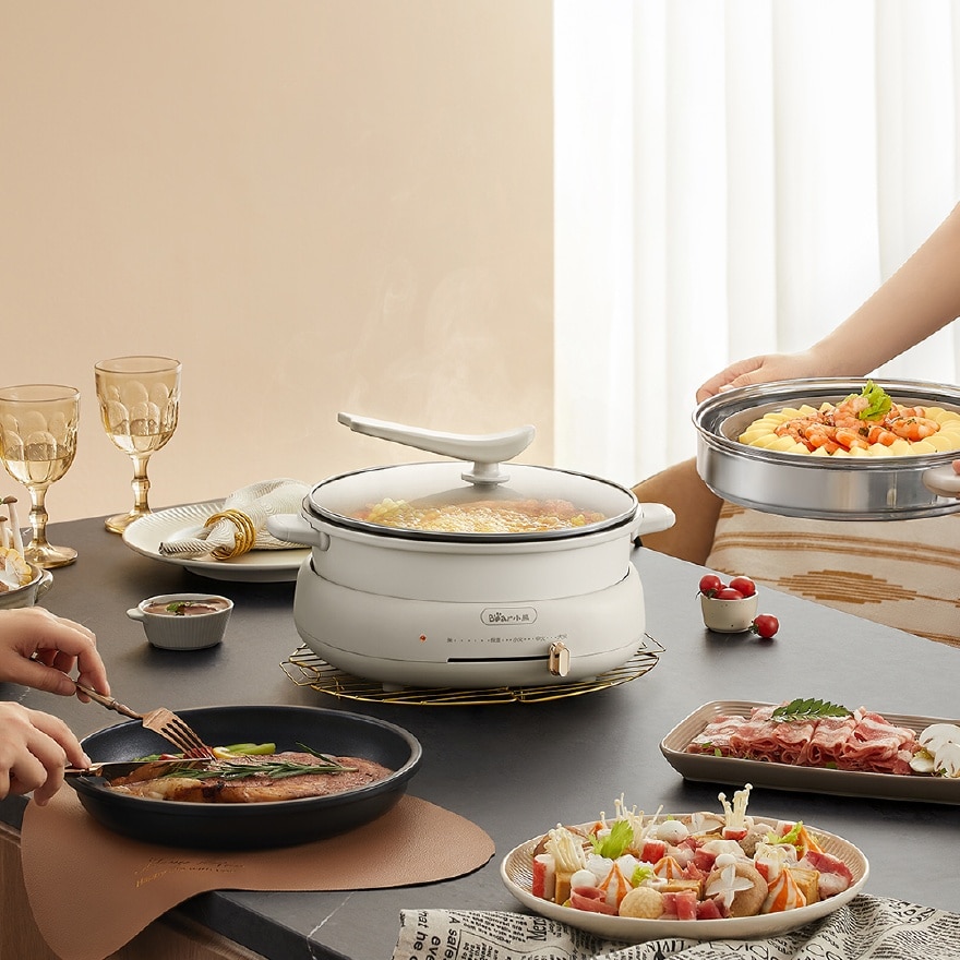 3 in 1 Multi Cooker Hot Pot 1500W Power 4.0L (BMC3-GM40L)