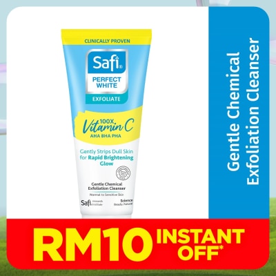 SAFI Perfect White Gentle Chemical Exfoliation Cleanser 90g