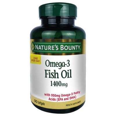 NATURE'S BOUNTY - Omega-3 Fish Oil 1400mg 90s