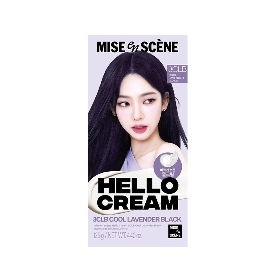 Hello Cream Cool Lavendar Black 125g