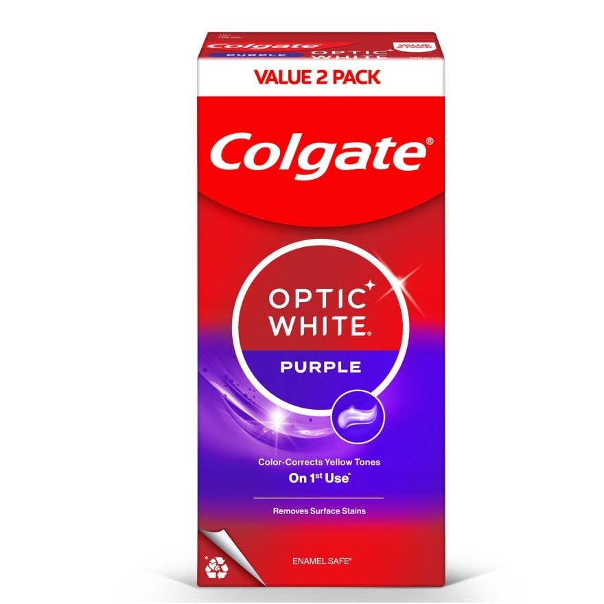 Optic White Purple 2x100g