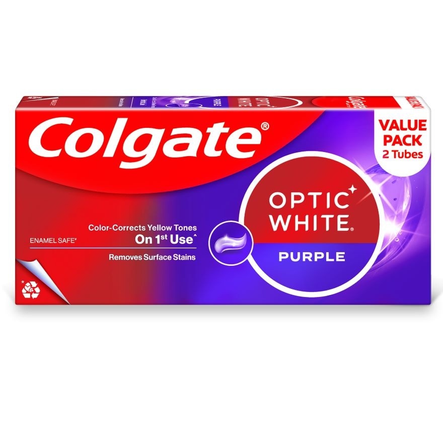 Optic White Purple 2x100g