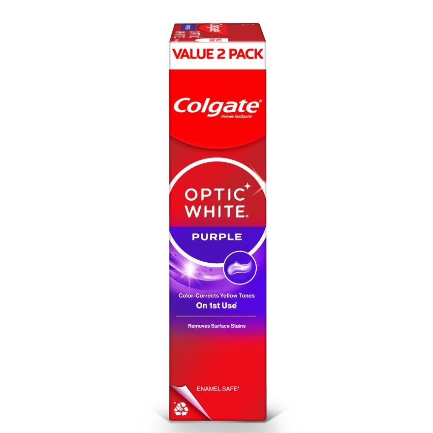 Optic White Purple 2x100g