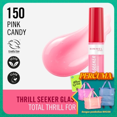 RIMMEL Thrill Seeker Glassy Gloss 150 Pink Candy