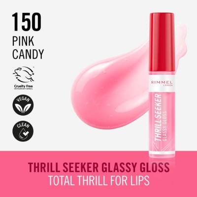 RIMMEL Thrill Seeker Glassy Gloss 150 Pink Candy