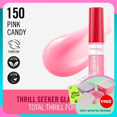 RIMMEL Thrill Seeker Glassy Gloss 150 Pink Candy