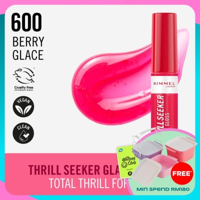 RIMMEL Thrill Seeker Glassy Gloss 600 Berry Glace