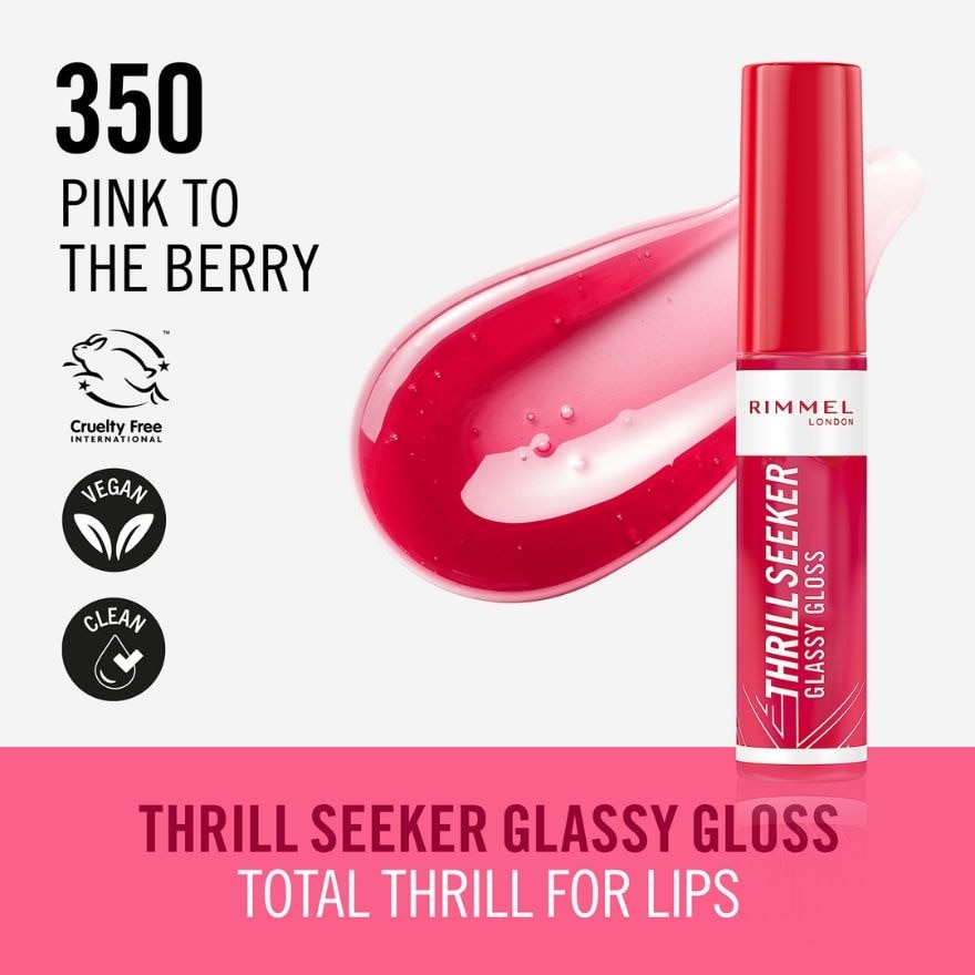 Thrill Seeker Glassy Gloss 350 Pink To The Berry