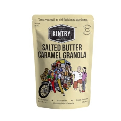 KINTRY Salted Butter Caramel Granola Snack Pack