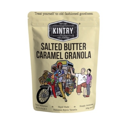 KINTRY Salted Butter Caramel Granola Regular Pack