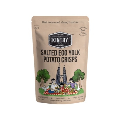 KINTRY Salted Egg Yolk Potato Crisps Mini Pack