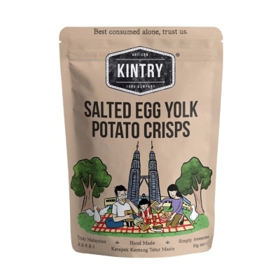 KINTRY Salted Egg Yolk Potato Crisps Regular Pack