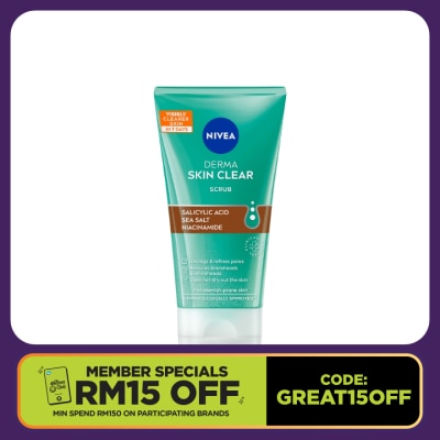 NIVEA Derma Skin Clear Scrub 150ml