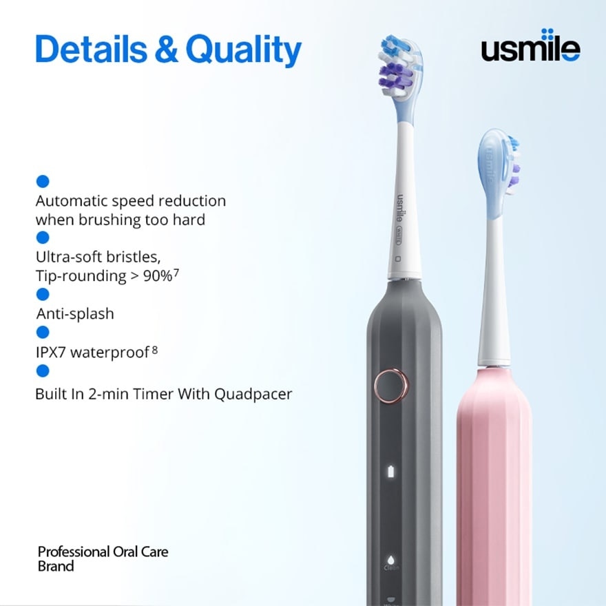 Y1 Pro Electric Toothbrush Pink 1s