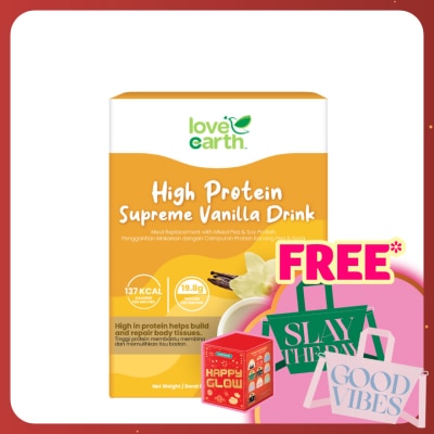 LOVE EARTH High Protein Supreme Vanilla Drink 35gx3s