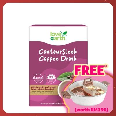 LOVE EARTH Contoursleek Coffee Drink 35gx3s