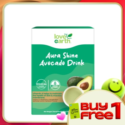LOVE EARTH - Aura Shine Avocado Drink 35gx3s