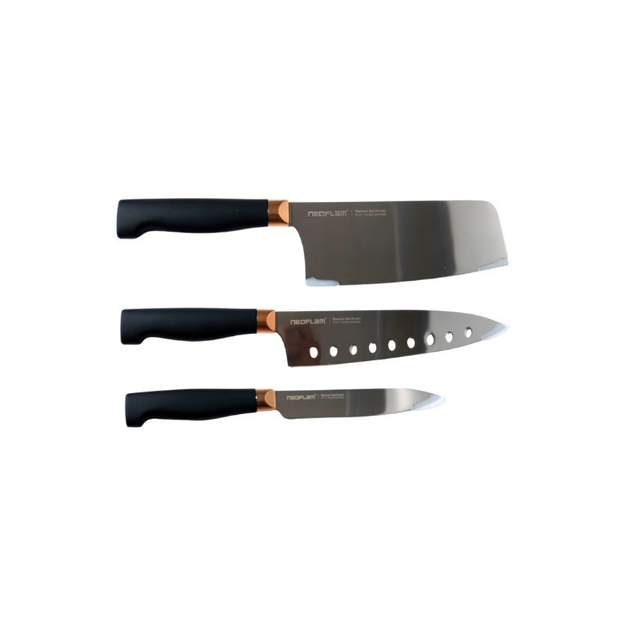 Titanium Reinforced Stainless Steel Knives 6.5' Chopper