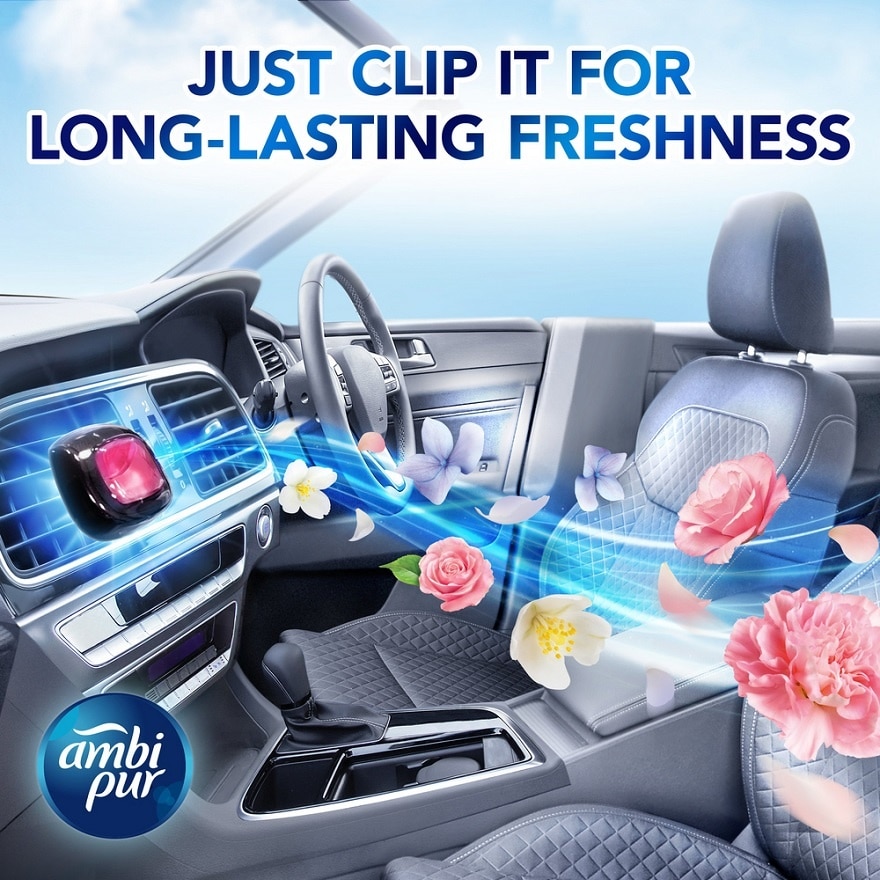 Car Mini Clip Blooming Bouquet 2.2ML