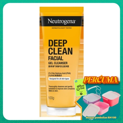 NEUTROGENA - Deep Clean Facial Gel Cleanser 100g