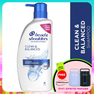 HEAD&SHOULDERS - Clean and Balanced Shampoo 650ml