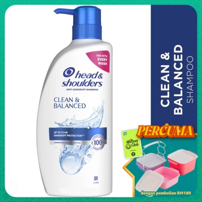 HEAD&SHOULDERS - Clean and Balanced Shampoo 650ml