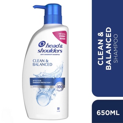 HEAD&SHOULDERS - Clean and Balanced Shampoo 650ml