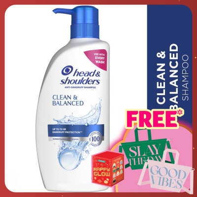 HEAD&SHOULDERS Clean and Balanced Shampoo 650ml