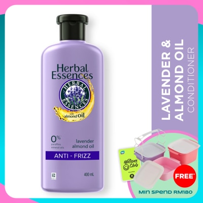 HERBAL ESSENCES Lavender + Almond Oil Conditioner 400ml