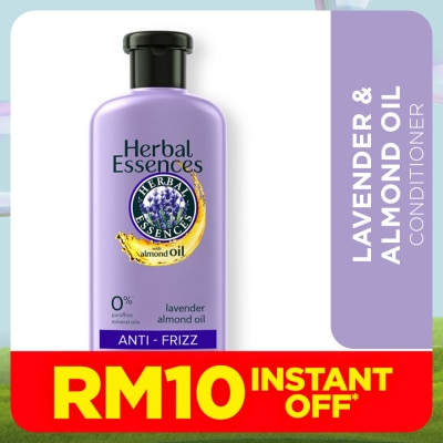 HERBAL ESSENCES Lavender + Almond Oil Conditioner 400ml