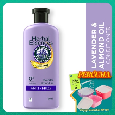 HERBAL ESSENCES - Lavender + Almond Oil Conditioner 400ml