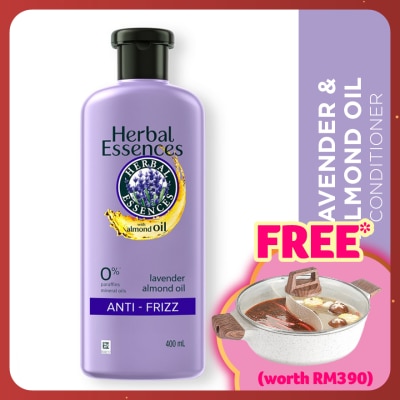 HERBAL ESSENCES Lavender + Almond Oil Conditioner 400ml