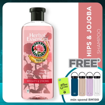 HERBAL ESSENCES Rosehip + Jojoba Oil Shampoo 400ml
