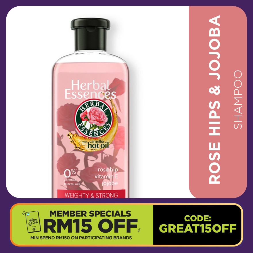 Rosehip + Jojoba Oil Shampoo 400ml