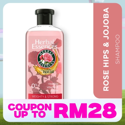 HERBAL ESSENCES Rosehip + Jojoba Oil Shampoo 400ml